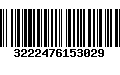 Código de Barras 3222476153029