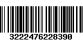 Código de Barras 3222476228390