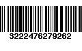 Código de Barras 3222476279262