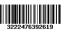 Código de Barras 3222476392619