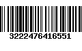 Código de Barras 3222476416551