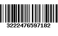 Código de Barras 3222476597182