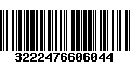 Código de Barras 3222476606044