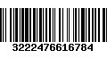 Código de Barras 3222476616784