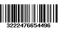 Código de Barras 3222476654496