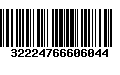 Código de Barras 32224766606044