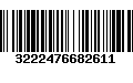 Código de Barras 3222476682611