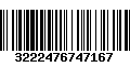 Código de Barras 3222476747167