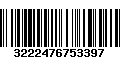 Código de Barras 3222476753397