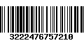 Código de Barras 3222476757210