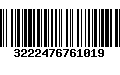 Código de Barras 3222476761019