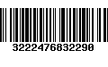 Código de Barras 3222476832290