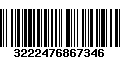 Código de Barras 3222476867346