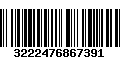 Código de Barras 3222476867391