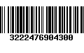 Código de Barras 3222476904300