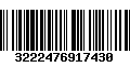 Código de Barras 3222476917430