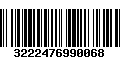 Código de Barras 3222476990068