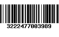 Código de Barras 3222477003989