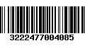 Código de Barras 3222477004085