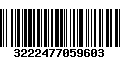 Código de Barras 3222477059603