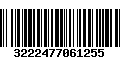 Código de Barras 3222477061255