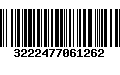 Código de Barras 3222477061262