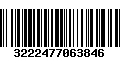 Código de Barras 3222477063846