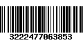 Código de Barras 3222477063853