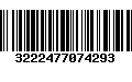 Código de Barras 3222477074293