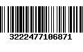 Código de Barras 3222477106871