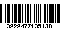 Código de Barras 3222477135130