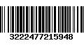 Código de Barras 3222477215948