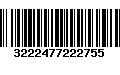 Código de Barras 3222477222755