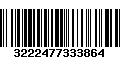 Código de Barras 3222477333864