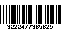 Código de Barras 3222477385825