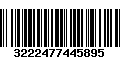 Código de Barras 3222477445895