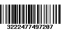 Código de Barras 3222477497207