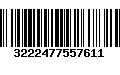 Código de Barras 3222477557611