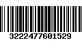 Código de Barras 3222477601529