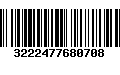 Código de Barras 3222477680708