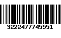 Código de Barras 3222477745551