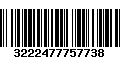 Código de Barras 3222477757738