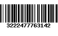 Código de Barras 3222477763142