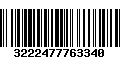 Código de Barras 3222477763340