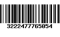 Código de Barras 3222477765054