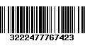 Código de Barras 3222477767423