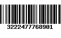 Código de Barras 3222477768901