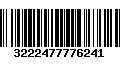 Código de Barras 3222477776241