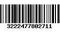 Código de Barras 3222477802711