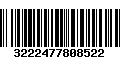 Código de Barras 3222477808522